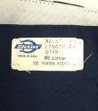 画像4: 80'S DICKIES 874 チビタグ ワークパンツ ネイビー YKKアルミジップ W40L29 USA製 (DEADSTOCK)