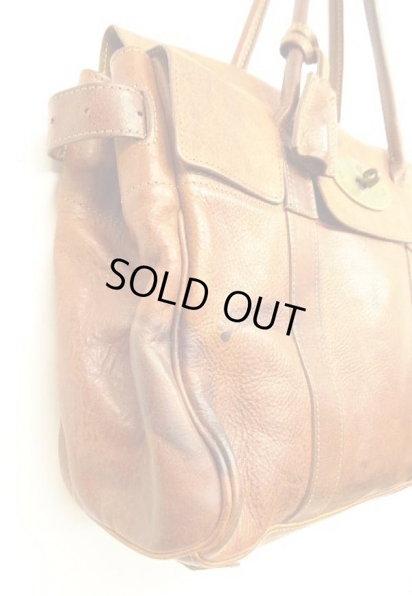 画像2: MULBERRY "BAYSWATER" レザーバッグ ブラウン イングランド製 (USED)