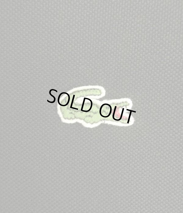 画像3: 80'S CHEMISE LACOSTE 長袖 ポロシャツ ブラック フランス製 (VINTAGE)