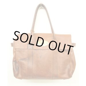 画像: MULBERRY "BAYSWATER" レザーバッグ ブラウン イングランド製 (USED)