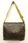 画像5: MULBERRY レザー メッセンジャーバッグ ダークブラウン (USED)