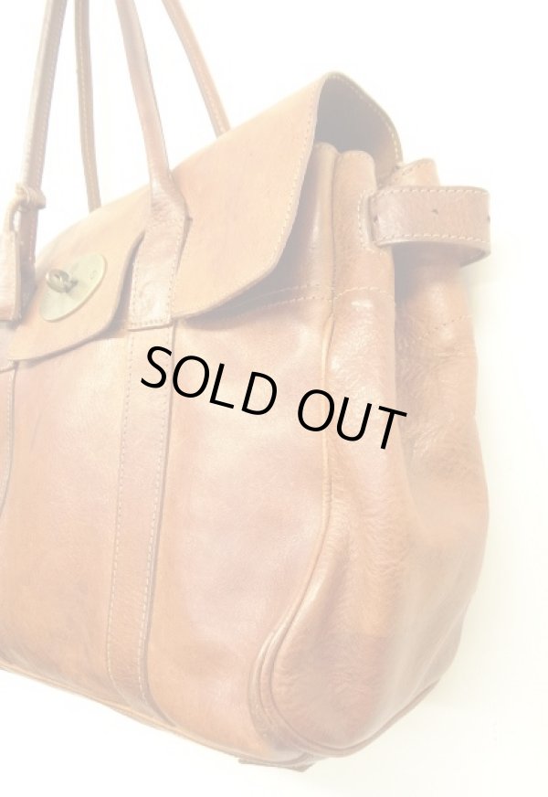 画像4: MULBERRY "BAYSWATER" レザーバッグ ブラウン イングランド製 (USED)