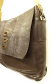 画像4: MULBERRY レザー メッセンジャーバッグ ダークブラウン (USED)