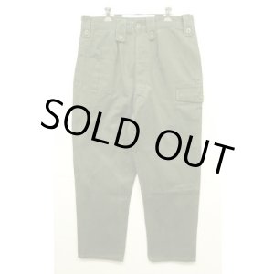 画像: 70'S ベルギー軍 "左右非対称ポケット" プリーツ入り カーゴパンツ ミリタリーグリーン 6FF (VINTAGE)