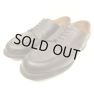 画像: J.M.WESTON 641 "GOLF" レザー Uチップシューズ ブラウン フランス製 (USED)
