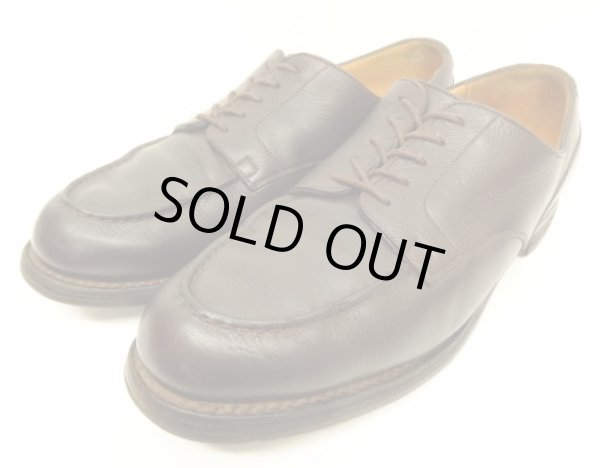 画像1: J.M.WESTON 641 "GOLF" レザー Uチップシューズ ブラウン フランス製 (USED)