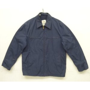 画像: 80'S アメリカ軍 US NAVY 裏地付き ユーティリティジャケット ネイビー (VINTAGE)