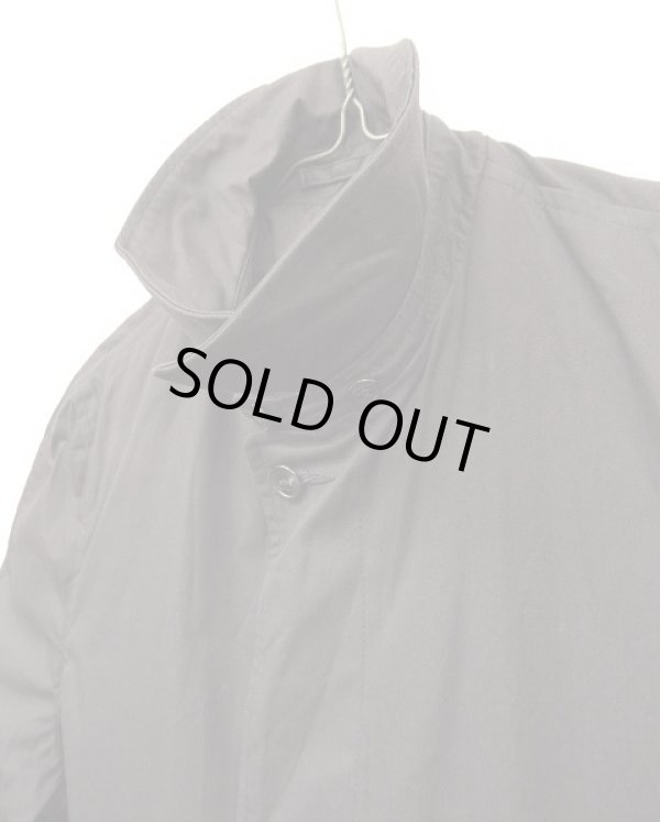 画像3: 70'S アメリカ軍 US NAVY チンスト付き エポレット無し ステンシル入り バルマカーンコート ネイビー (VINTAGE)