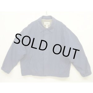 画像: 90'S LL Bean ピーチスキン 裏地付き ドリズラージャケット ブルー (VINTAGE)