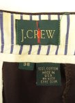 画像2: 90'S J.CREW 旧タグ ツープリーツ チノパンツ ダークブラウン USA製 (VINTAGE)