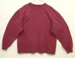 画像4: 90'S J.CREW 旧タグ シングルステッチ 長袖 Tシャツ バーガンディ (VINTAGE)