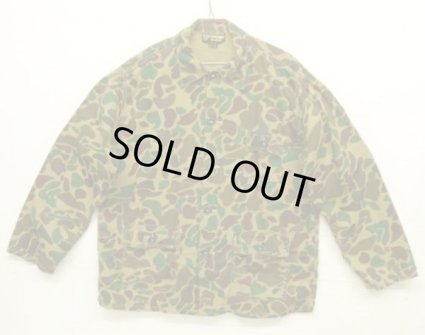 画像1: 80'S HUNTING SHIRT コットン カバーオール ダックハンターカモ (VINTAGE)