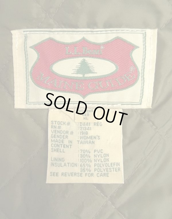 画像2: 90'S LL Bean "MAINE GUIDE" 中綿THINSULATE入り PVCパーカー ダックハンターカモ (VINTAGE)