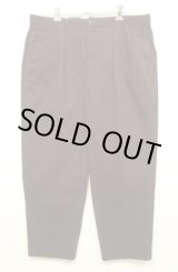 画像: 90'S J.CREW 旧タグ ツープリーツ チノパンツ ダークブラウン USA製 (VINTAGE)
