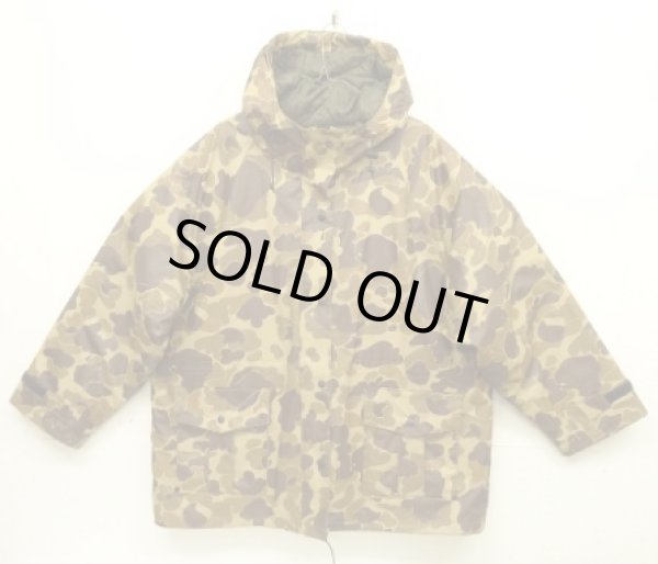 画像1: 90'S LL Bean "MAINE GUIDE" 中綿THINSULATE入り PVCパーカー ダックハンターカモ (VINTAGE)