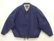 画像1: 90'S J.CREW 旧タグ 裏地スウェット ドリズラージャケット ネイビー (VINTAGE)