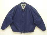 画像: 90'S J.CREW 旧タグ 裏地スウェット ドリズラージャケット ネイビー (VINTAGE)