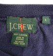 画像2: 90'S J.CREW 旧タグ シングルステッチ 長袖 Tシャツ ネイビー (VINTAGE)