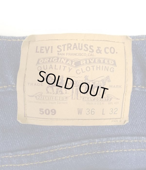 画像4: 90'S LEVIS 509 デニム インディゴ USA製 W36L32 (VINTAGE)