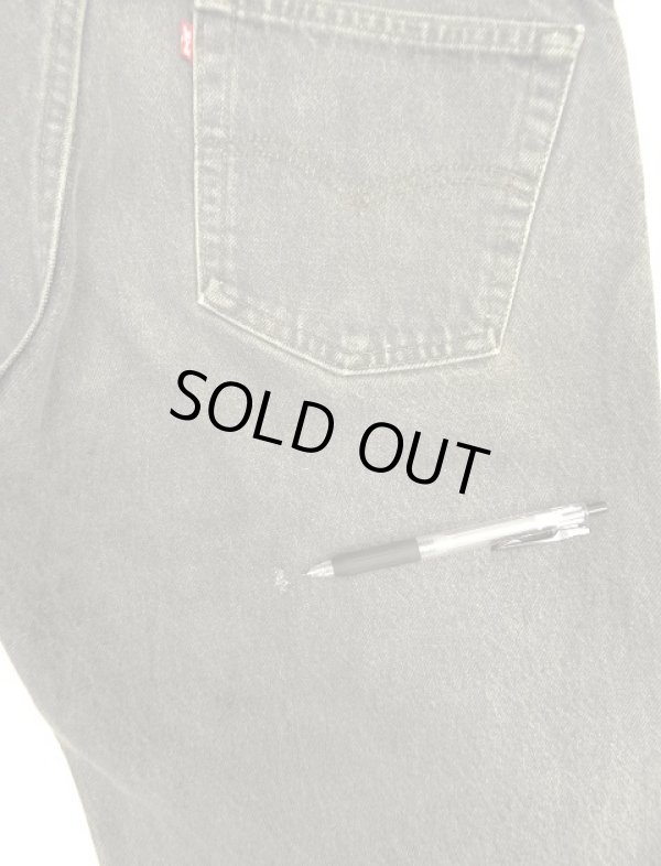 画像5: 80'S LEVIS 505 デニム 先染めブラック USA製 W36L30 (VINTAGE)