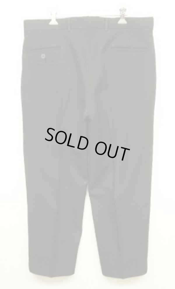 画像5: 90'S LEVIS "ACTION SLACKS" スラックス ブラック W36L30 TALONジップ (VINTAGE)