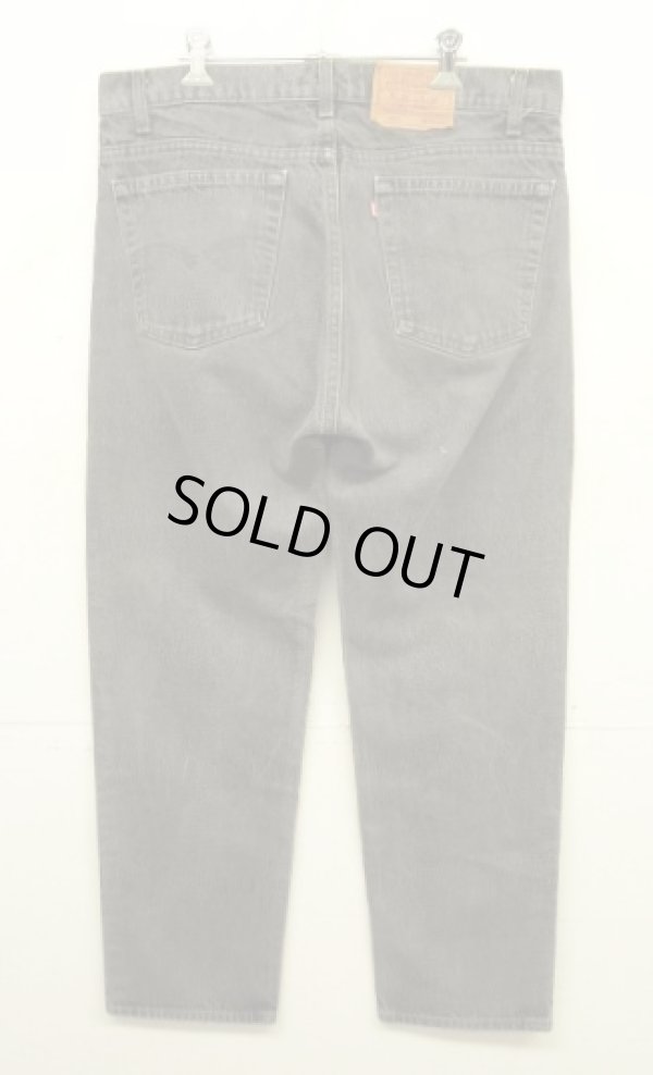 画像3: 80'S LEVIS 505 デニム 先染めブラック USA製 W36L30 (VINTAGE)
