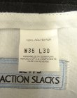 画像4: 90'S LEVIS "ACTION SLACKS" スラックス ブラック W36L30 TALONジップ (VINTAGE)