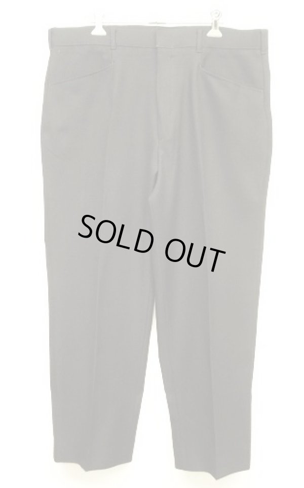 画像1: 90'S LEVIS "ACTION SLACKS" スラックス ブラック W36L30 TALONジップ (VINTAGE)