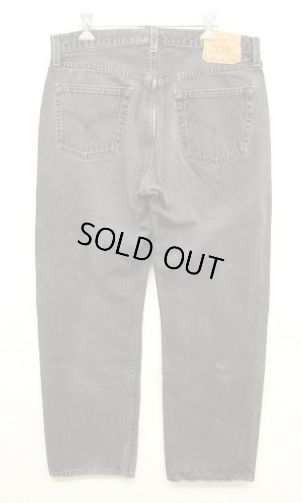 画像3: 00'S LEVIS 501 デニム ブラック USA製 W36L30 (VINTAGE)