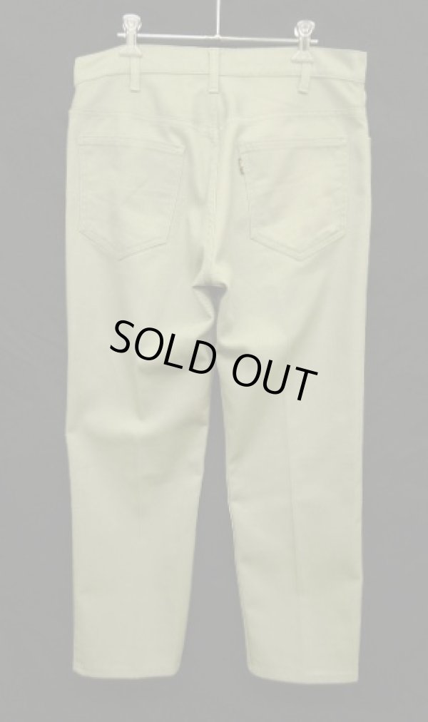 画像4: 60'S LEVIS "STA-PREST" BIG E 518 カツラギ スタプレストパンツ ライトカーキ 42TALONジップ USA製 (VINTAGE)