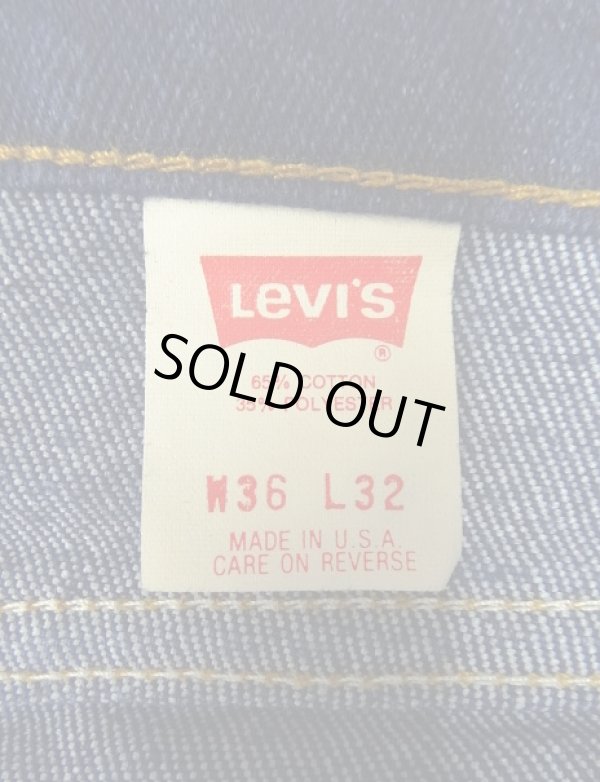 画像2: 90'S LEVIS 509 デニム インディゴ USA製 W36L32 (VINTAGE)