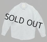 画像: 80'S RALPH LAUREN "白タグ" 猫目ボタン シャンブレーシャツ ブルー (VINTAGE)