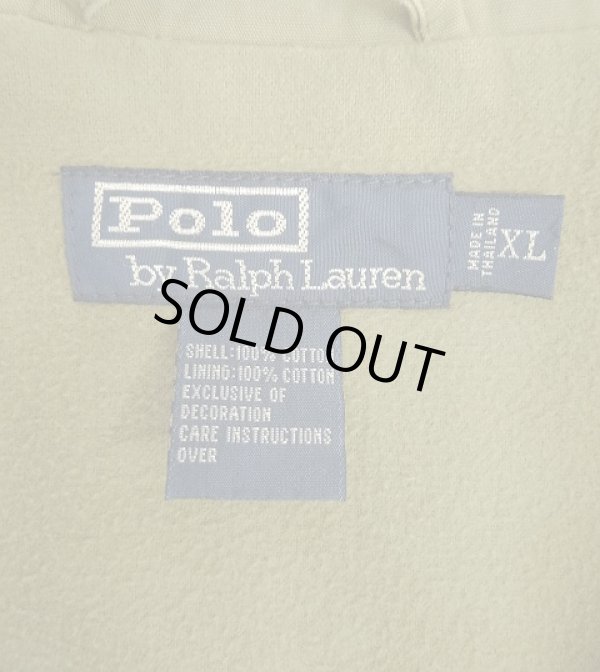 画像2: 90'S RALPH LAUREN "KEY WEST" M-41 刺繍入り ミリタリージャケット カーキ (VINTAGE)