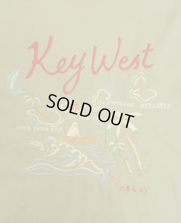 画像7: 90'S RALPH LAUREN "KEY WEST" M-41 刺繍入り ミリタリージャケット カーキ (VINTAGE)