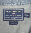 画像2: 90'S RALPH LAUREN "POLO SPORT" デニム ウエスタンシャツ インディゴ (VINTAGE)