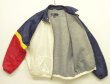 画像4: 90'S RALPH LAUREN チンスト付き 裏地フリース ドリズラージャケット ネイビー/ホワイト/レッド (VINTAGE)
