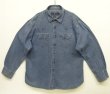 画像1: 90'S RALPH LAUREN "POLO SPORT" デニム ウエスタンシャツ インディゴ (VINTAGE)
