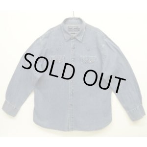 画像: 90'S RALPH LAUREN "POLO SPORT" デニム ウエスタンシャツ インディゴ (VINTAGE)