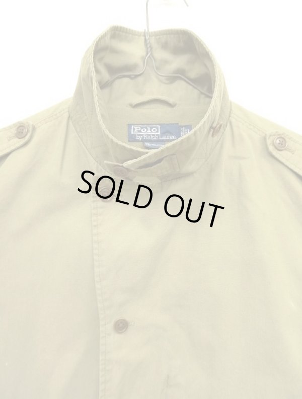 画像3: 90'S RALPH LAUREN "KEY WEST" M-41 刺繍入り ミリタリージャケット カーキ (VINTAGE)