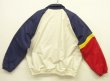 画像6: 90'S RALPH LAUREN チンスト付き 裏地フリース ドリズラージャケット ネイビー/ホワイト/レッド (VINTAGE)