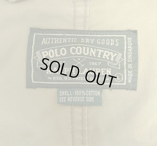 画像2: 90'S RALPH LAUREN "POLO COUNTRY" M-51 パーカー IDEALアルミジップ カーキ (VINTAGE)