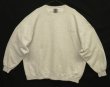 画像1: 90'S RUSSELL ATHLETIC "HIGH COTTON" 前Vガゼット付き クルーネック スウェットシャツ アッシュ USA製 (VINTAGE)