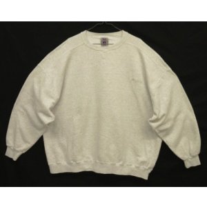 画像: 90'S RUSSELL ATHLETIC "HIGH COTTON" 前Vガゼット付き クルーネック スウェットシャツ アッシュ USA製 (VINTAGE)
