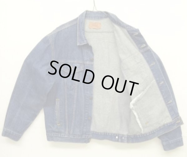 画像4: 80'S LEVIS "71506" スモールe 4thモデル デニムジャケット インディゴ 44L USA製 (VINTAGE)