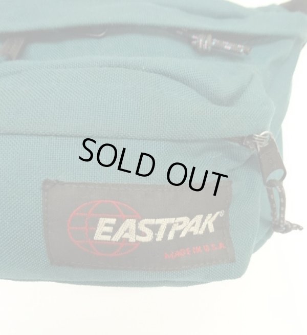 画像2: 80'S EASTPAK 旧タグ ナイロン ボディバック ウエストポーチ ダークグリーン USA製 (VINTAGE)