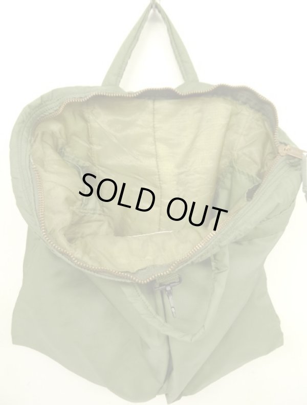 画像5: 80'S アメリカ軍 USAF フライヤーズ ヘルメットバッグ SCOVILLブラスジップ (VINTAGE)