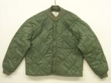 画像: 80'S アメリカ軍 USAF "CWU-9/P" キルティング ライナージャケット セージグリーン L (VINTAGE) 