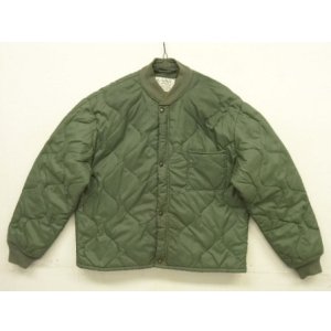 画像: 80'S アメリカ軍 USAF "CWU-9/P" キルティング ライナージャケット セージグリーン L (VINTAGE) 