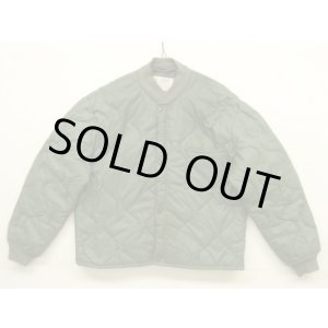 画像: 80'S アメリカ軍 USAF "CWU-9/P" キルティング ライナージャケット セージグリーン L (VINTAGE) 