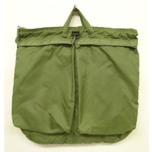 画像: 80'S アメリカ軍 USAF フライヤーズ ヘルメットバッグ SCOVILLブラスジップ (VINTAGE)